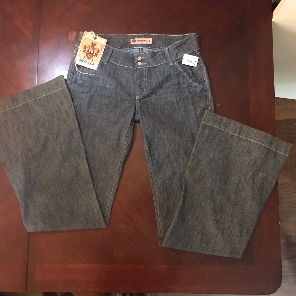 🆕 Just USA Wide Leg Pants- Size 7